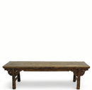 Low 73" inch Long Antique Chinese Bench Console Table