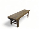 Low 73" inch Long Antique Chinese Bench Console Table