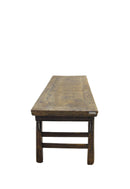 Low 73" inch Long Antique Chinese Bench Console Table