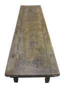 Low 73" inch Long Antique Chinese Bench Console Table