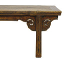 Low 73" inch Long Antique Chinese Bench Console Table