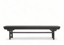 Black 85" inch Long Antique Chinese Bench Console Table