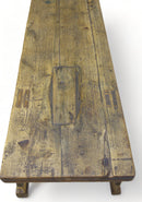 Low 67" inch Long Antique Chinese Bench Console Table