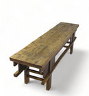 Low 67" inch Long Antique Chinese Bench Console Table