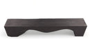 Z-71" Inch Long Modern Black Sculpture Bench - 1