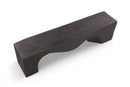 Z-71" Inch Long Modern Black Sculpture Bench - 1