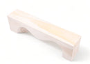 71" Inch Long Modern White Sculpture Bench - 5