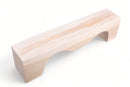 71" Inch Long Modern White Sculpture Bench - 6