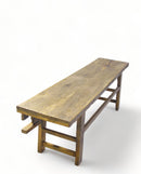 Low 70" inch Long Antique Chinese Bench Console Table