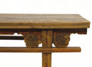 Low 70" inch Long Antique Chinese Bench Console Table