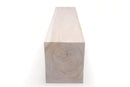 71" Inch Long Modern White Sculpture Bench - 8