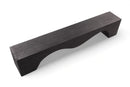 Z-94.5" Inch Long Modern Black Sculpture Bench - 2