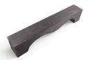 94.5" Inch Long Modern Black Sculpture Bench - 3