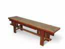 Low 74" inch Long Antique Chinese Bench Console Table