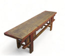 Low 74" inch Long Antique Chinese Bench Console Table