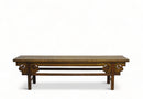 Low 75" inch Long Antique Chinese Bench Console Table