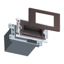 STA10 3.5W 3CCT Rectangular Waterproof Horizontal Integrated LED Stair Step Light Fixture