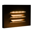 STA11 3.5W Rectangular Waterproof Horizontal 3000K Warm White Integrated LED Step Light Wall Lighting Fixture