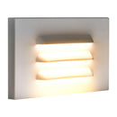 STA11 3.5W Rectangular Waterproof Horizontal 3000K Warm White Integrated LED Step Light Wall Lighting Fixture