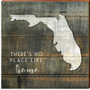 Florida | There's No Place Like Home | Wall Art Print on Real Wood