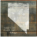 Nevada | There's No Place Like Home | Wall Art Print on Real Wood