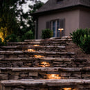 STB05 1.5W 2700K or 3000K Low Voltage Hardscape Paver Light Retaining Wall LED Step Lighting