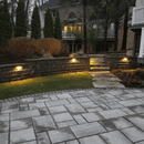 STB12 Brass LED Retaining Wall Light Low Voltage Hardscape Paver Lighting