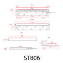 STB06 3W 2700K or 3000K Warm White Low Voltage Retaining Wall Step Lights LED Hardscape Paver Lighting