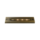 STB16 2W LED Cast Brass Surface Mounted Slim Horizontal Outdoor & Indoor Step Light