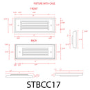STBCC17 Cast Brass 1W-4W 3CCT Adjustable LED Outdoor Step Light Low Voltage Lighting