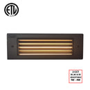 STBCC17 Cast Brass 1W-4W 3CCT Adjustable LED Outdoor Step Light Low Voltage Lighting