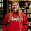 SALE | Husker State Crewneck Sweatshirt | Red | Multiple Sizes | Lou's Sporting Goods