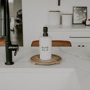 15oz White Stoneware Hand Soap Dispenser