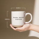 Pink Heart 14 oz Stoneware Coffee Mug