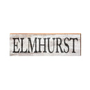 Elmhurst Sacramento, California Wooden Sign | Wall Art Print on Real Wood