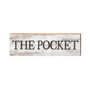 The Pocket Sacramento, California Wooden Sign | Wall Art Print on Real Wood
