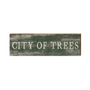 City Of Trees Sacramento, California Wooden Sign | Wall Art Print on Real Wood