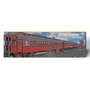 Strasburg Train | Wall Art Print on Real Wood