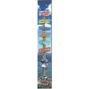 Carolina & Kure Beach Crab Pier Directional | Wall Art Print on Real Wood