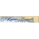 Kure Beach NOAA Chart | Wall Art Print on Real Wood