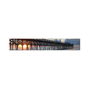 Carolina Beach Pier, NC Wooden Sign | Wall Art Print on Real Wood