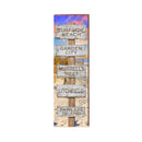 Surfside Beach, South Carolina Wooden Directional Sign | Wall Art Print on Real Wood