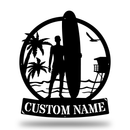 Longboard Male Surfer Monogram