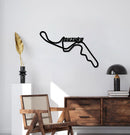 Suzuka Formula 1 Metal Circuit Wall Art - MT1100