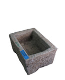 23" Inch Long Hand Chiseled Stone Trough 11-1