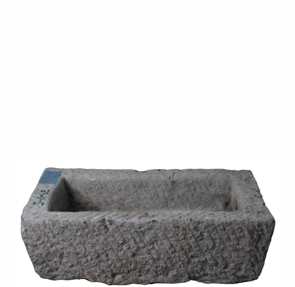 23" Inch Long Hand Chiseled Stone Trough 11-5