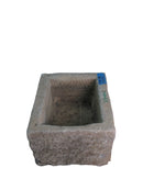 23" Inch Long Hand Chiseled Stone Trough 11-1