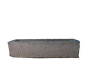 59" Inch Long Hand Chiseled Stone Trough 13