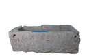 39" Inch Long Hand Chiseled Stone Trough 15