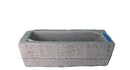 45" Inch Long Hand Chiseled Stone Trough 17